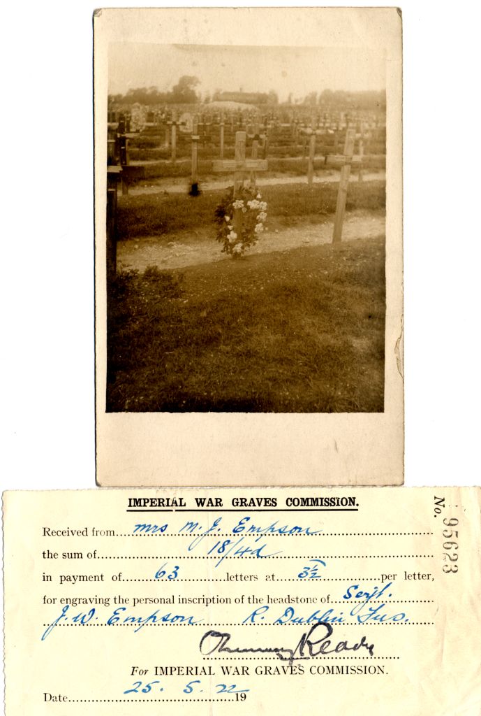 Photograph of his grave